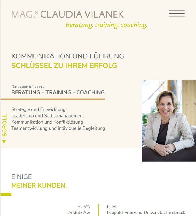 claudia-vilanek website