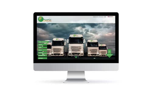 Webdesign Referenzen | phoenix-logistik.eu